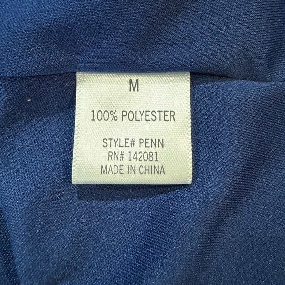 Navy Floral Boho Long Sleeve V Neck Dress Womens SZ M Casual Chic Spring Summer - Picture 6 of 9